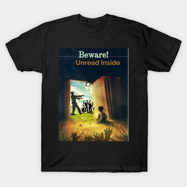 Unread Inside T-Shirt by SardyHouse